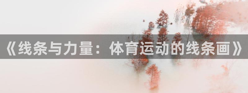 谈球吧体育官网：《线条与力量：体育运动的线条画》