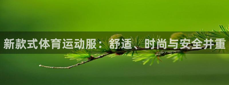 谈球吧体育：新款式体育运动服：舒适、时尚与安全并重